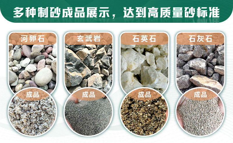 什么樣的石頭適合制砂？制沙生產(chǎn)線如何配置？